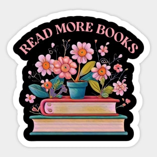 --Read More Books-- Sticker